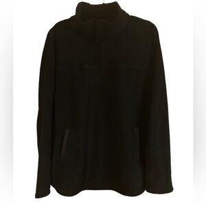 T.S. WOMENS PULLOVER BLACK FLEECE. SIZE - XXL